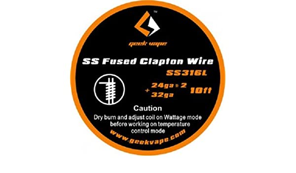 GeekVape Draht SS316L Fused Clapton 24GA