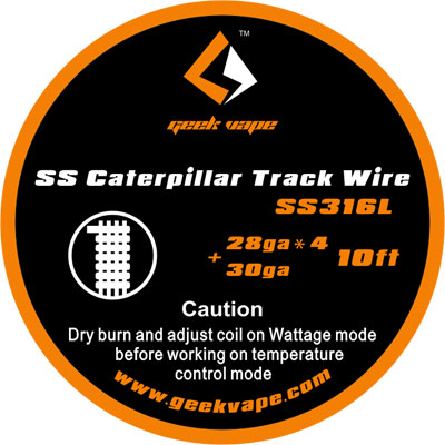 GeekVape Draht SS316L Caterpillar Track